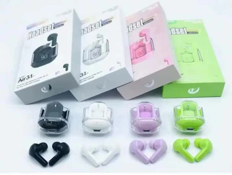 Air39 Transparent Wireless Earbuds - Cash on Delivery